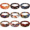 Syhood 9 Pcs African Headbands for Black Women, Boho Print Turban Twist Knot Elastic Hair Bands for Sports