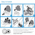 HQ9 Replacement Shaver Heads - Compatible for Philips Norelco HQ9 SpeedXL, Replacement Heads for Series 8140XL 9100