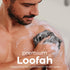 MainBasics Charcoal Infused Bath Shower Loofah Sponge Pouf Body Wash Scrubber - Set of 3