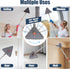 NexaGlow 80" 3-in-1 360 Extendable Wall Cleaner Mop with Rotating Head | Adjustable Wall Mop with Microfiber Pads