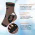 Copper Infused Ankle Brace, Compression Socks for Men and Women, Foot Support Wraps for Achilles Tendon and Plantar