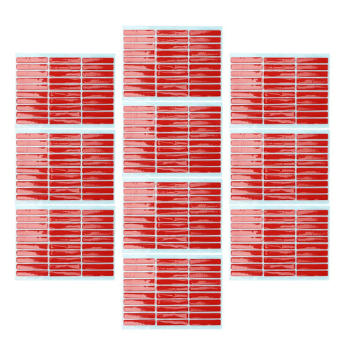 Nail Art Mounting Tape 10 Sheets Double Sided Tape for Nail Art, Adhesive Tape Accessory for Nail Tip Color Display, Double Sided Tape for Nails Tips for Home and Nail Salon