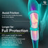 Vital Salveo Sports Outdoor Compression Long Knee Sleeve, Thin Light Undersleeve for Recovery (1 PC) XX-Large