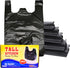 HANDLE TIE FLEX BLACK TALL KITCHEN TRASH BAGS, 13 GALLON, 48 CT