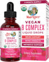 MaryRuth Organics Vitamin B Complex | Biotin | B12 | Niacin | Vegan | 2 Month Supply