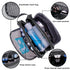 Toiletry Bag for Men, Water Resistant Hanging Dopp Kit, Small Shaving Bag for Traveling (Denim Grey)
