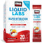 FORCE FACTOR Liquid Labs Energy Drink, Hydration Packets with Electrolytes Powder, 20 Stick Packs, Fruit Punch Flavor