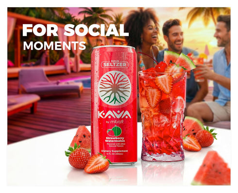 Mitra9 Pack 4-Pack 500mg 12 oz | Variety Kava Seltzer - Sparkling Relaxation Drink | | Non-Alcoholic Alcohol