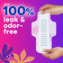 Always Radiant Feminine Pads for Women, Flexfoam Pads with Wings, Regular Absorbency, 90 Count