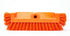 SPARTA Multi-Level Tile Scrub Brush, 12" Wide Heavy-Duty Brush for Commercial Tiles, Tubs and Floors, Orange