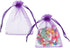 Mudder 50 Pack Organza Gift Bags, Dark Purple Wedding Party Favor Bags, Jewelry Pouches Wrap, 4 x 4.72 Inches
