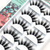 Veleasha 5D Faux Mink Lashes - 100% Handmade Luxurious Fake Eyelashes, 5 Pairs Pack (Dubai)