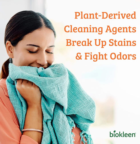 Biokleen Laundry Detergent, 128 HE Loads, Citrus Essence, 64 Fl Oz, Eco-Friendly, Plant-Based, No Artificial Fragrance