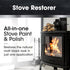 Furniture Clinic Stove Restorer | Restores Natural Matte Black Color on Log Burners, Grates, & Fireplaces (250ml)