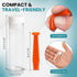 Sports Vision's 3 Pieces Orange Contact Hard Lens Only Suction Holder Inserter/Remover for Prosthetic Eyes & Scleral