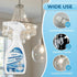 TONBEEN 10.14 oz Chandelier Cleaner Drip Dry Spray, No Wipe Formula for Crystal Chandeliers, Streak-Free Spray-On
