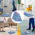 MATTHEW CLEANING 20oz Heavy Duty Mop Head, Commercial Replacement for Floor Cleaning, Pack of 3 (Blue)