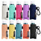WKieason Lip Balm Sleeves Holder Keychain, Bulk 10pcs Clip on Chapstick Keychain Holder, Tight-Knit Elastic Lipstick