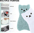 Kitchen Non-Scratch Scrub Sponges, Multi-Use Heavy Duty Cat Shape Sponge for Dishes, Pots, Pans (4 Pack)