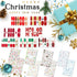 TailaiMei 15 Sheets Christmas Nail Stickers, 7 Sheets Nail Wraps and 8 Sheets Nail Decals for DIY Nail Art