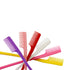 YANTAISIYU 6 Pcs Hair Edge Brushes, Double Sided Control Brush Comb Combo Pack for Bangs Eyebrow (Multicolored)