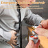 Portable Waterproof Stainless Steel Keychain Pill Holder, Apple Pendant Design, Mini Medicine Box for Purse or Pocket