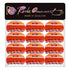 RC ROCHE ORNAMENT 12 Pcs Women's Jaw Claw Flat Clutcher Clamp, No Slip Grip Hair Clip, Small Brown