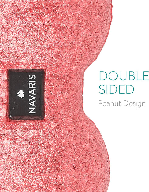 Navaris Peanut-Shaped Self-Massage Balls for Muscle Relief