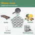 ifeel Cast Iron Cleaner, Premium 316L Stainless Steel Chainmail Scrubber for Cookware and Pots