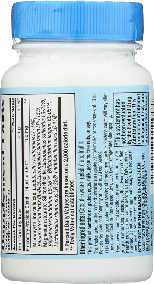 Nutrition Now, PB8 Acidophilus Capsules, 60 Count
