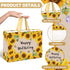 HSKMAKE Sunflower Birthday Gift Bag Yellow Sunflower Paper Bag with Card Yellow Tissue Paper Sunflower Wrapping Paper