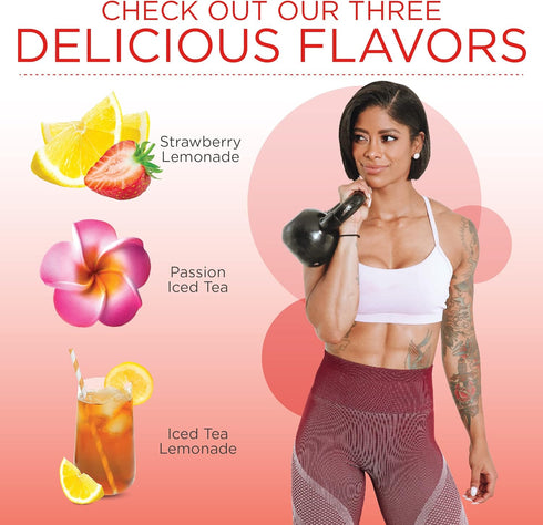 TRU Supplements Energy Pre Workout Training Formula Vegan Friendly 20 Servings (Strawberry Lemonade)