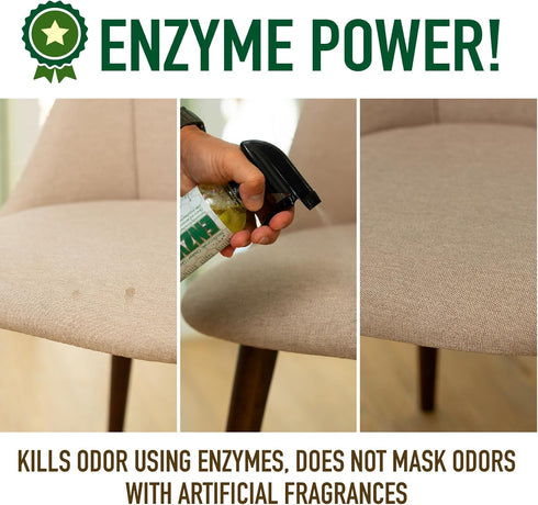 Nanoskin ENZYME Multi-Purpose Cleaner & Odor Eliminator 1 Gallon - Removes Organic Stains, Dirt, Grease from Multi