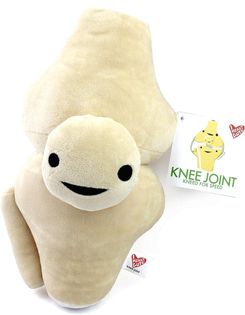 I Heart Guts Knee Joint Plush - Kneed for Speed - Knee Joint Stuffed Pillow Toy Bone, Knee Surgery Gifts - Doctors