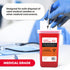 Ever Ready First Aid Sharps Container with Split Lid Design and Locking Mechanism for Sharp Waste Disposal, 1 Quart