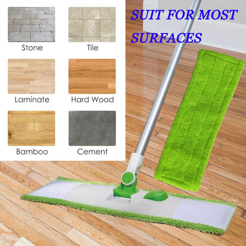 4pack Replacement Microfiber Hardwood Floor Mops, Compatible with 3M Scotch-Brite M-005 Floor Mops, Can Be Used for Household Cleaning Mop Replaceable Pad Cloths, Wet or Dry Use mop
