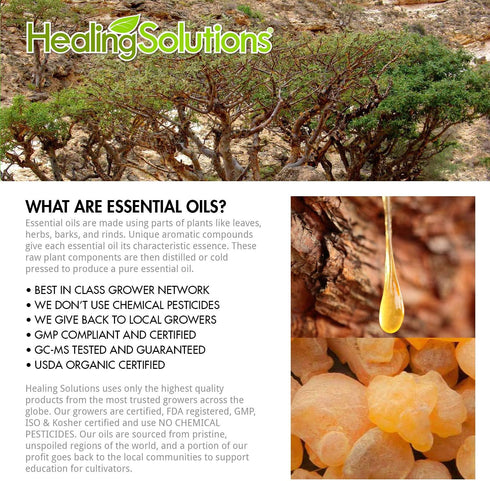 Healing Solutions Frankincense Essential Oil 120ml - 4 Fluid Ounces
