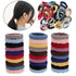 Wetopkim 30 Pcs Hair Ties, Non-Slip Seamless Bands for Thick Heavy Curly Hair, Lightweight Highly Elastic Stretchable
