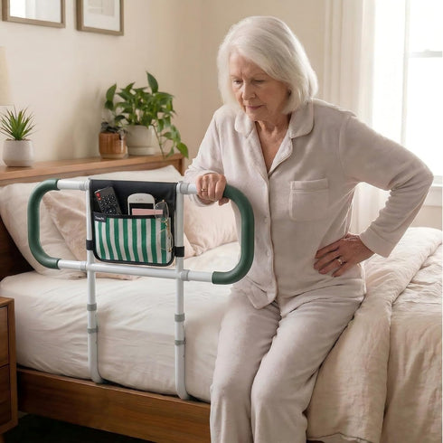 TerseFit 350lbs Adjustable Bed Rails for Seniors; Adults Bed Assist Rail for Elderly; Bed Safety & Assisting Rails;