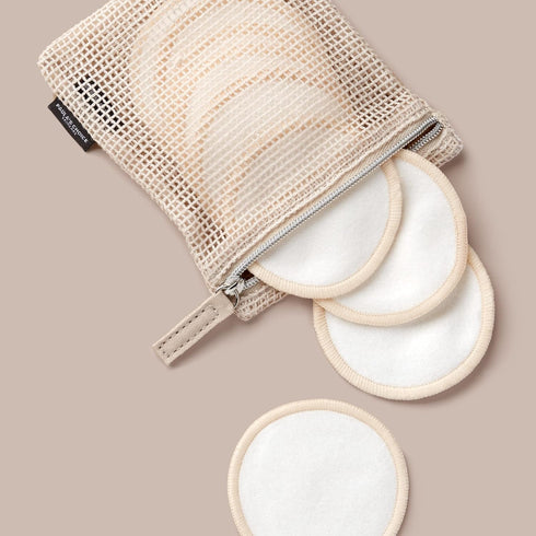 Paula's Choice Reusable Makeup Remover Pads, Eco-Friendly Cotton & Bamboo Rounds with Washable Bag, 10 Count