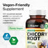 BIO KRAUTER Chicory Fiber Supplement - 1200 mg Strength, 100 Count Inulin Capsules for Digestive Support