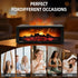 Humidifier,7 TMEHM Fireplace Flame Air Diffuser Colors Aromatherapy Essential Oil Diffuser,Ultrasonic Aroma Humidifier