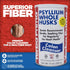 Yerba Prima Psyllium Husk, 12 Ounce - Whole Husk Fiber Supplement, Vegan, Gluten Free