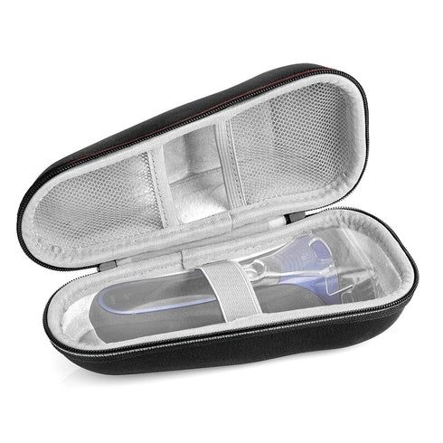 Linkidea Electric Razor Bag for Travel, Portable Protective Storage Box for Electric Shaving Accessories, Black