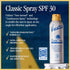 Vacation Classic Spray Sunscreen SPF 30 + Air Freshener Bundle - 6 fl. Oz Vegan Sunblock Spray