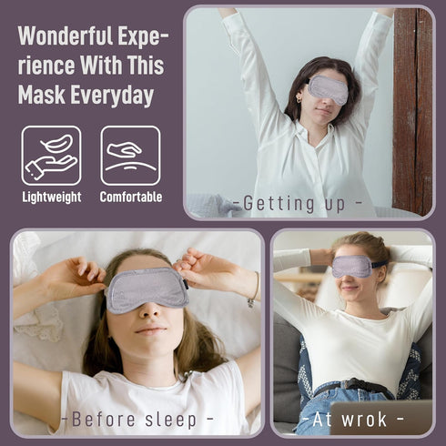 Pack Packs Castor Oil for Eye,Eye Mask,Reusable Organic Castor Wrap Castor Oil kit for Sparse Eyelashes