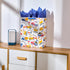 SUNCOLOR 16" Extra Large Gift Bag with Tissue Paper for Boys (Vehicle Design)
