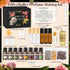 Set JUYRLE Roller Perfume Making Kit- DIY Perfume Making Kit, Make Your Own Roll-On Perfume with Essential Oil, Perfume