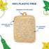All Natural Loofah Kitchen Sponge (4 Pack) - Eco Friendly Sponges - Compostable Sponge - Biodegradable Sponges Kitchen - Natural Sponges for Dishes by qucurby