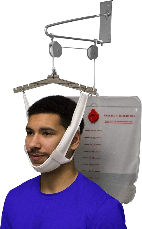 OTC Cervical Traction Kit for Neck Pain Relief, Complete Over Door Setup